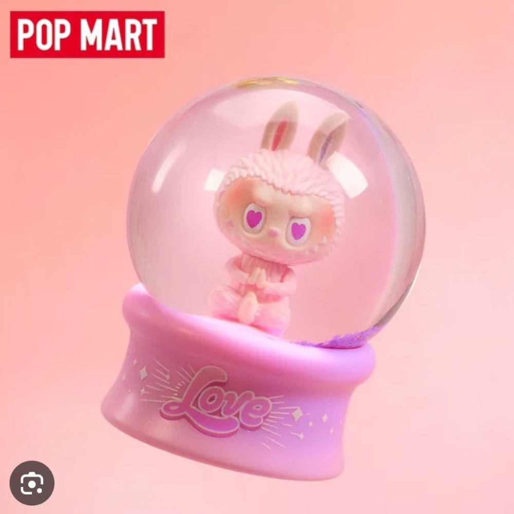 Pop Mart Big Into Energy Snow Globe Confirmed Love China Exclusive
